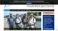 Desktop Screenshot of manin-sport-paris.com
